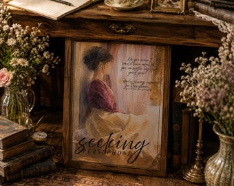 Seeking Persephone Painting, Adam and Persephone Art (Digital Download)