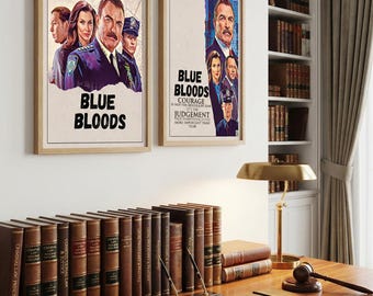 POSTER dei Blue Bloods, Arte murale, STAMPABILE