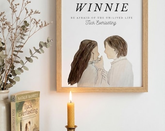 Poster di Tuck Everlasting, arte murale, citazione del film