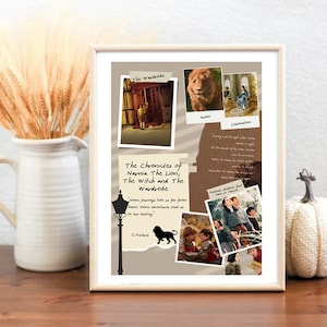 The Chronicles of Narnia Printable POSTER, Wall Art, C.S.Lewis