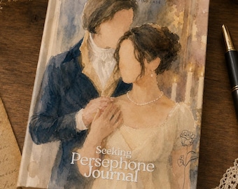 Seeking Persephone Inspired Romantic Journal | Printable Digital Download | 50-Page Writing Journal