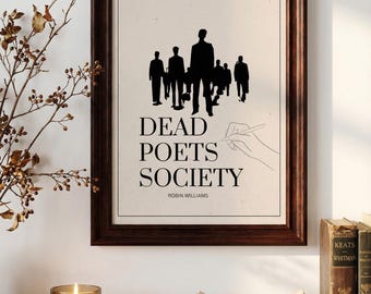 Poster de L'attimo fuggente, arte murale, poster del film stampabile