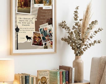 Le cronache di Narnia - POSTER stampabile, decorazione da parete, C.S.Lewis