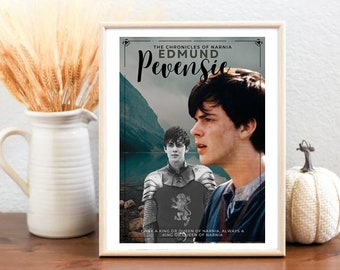 Edmund Pevensie, The Chronicles of Narnia, Wall Art, PRINTABLE Poster