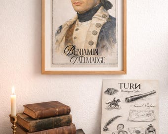 Benjamin Tallmadge Pack, Wall ART, Poster digitale, Turn: Washington's Spies