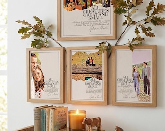 Poster con citazione di James Herriot, Tutte le creature in piccolo (download digitale)