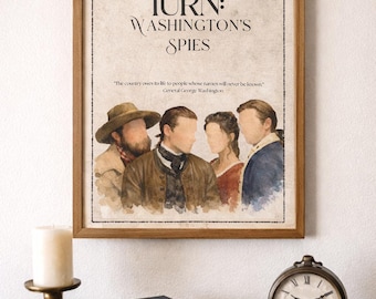 TRASFORMA Washington Spies, Poster da parete, stampabile, film