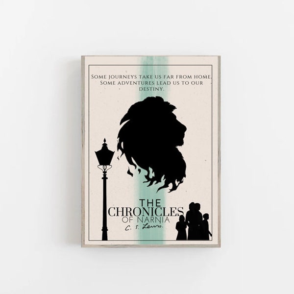 The Chronicles of Narnia Wall Art, POSTER, Digital Printing, C.S.Lewis Quote