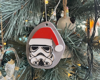 Stormtrooper Santa Christmas Ornament