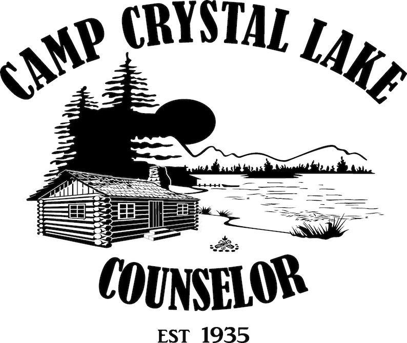 Camp Crystal Lake Digital File Cut File SVG Etsy