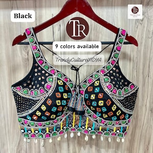NAVRATRI SPECIAL – Real Mirror Work Blouse