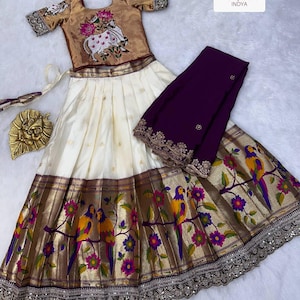 paithani dress design Girls listing:0d97cb53-6e22-4016-b40a-ef94d779f191 Web Collection: Frankies Favourites Island Dress by FAHERTY Pinterest