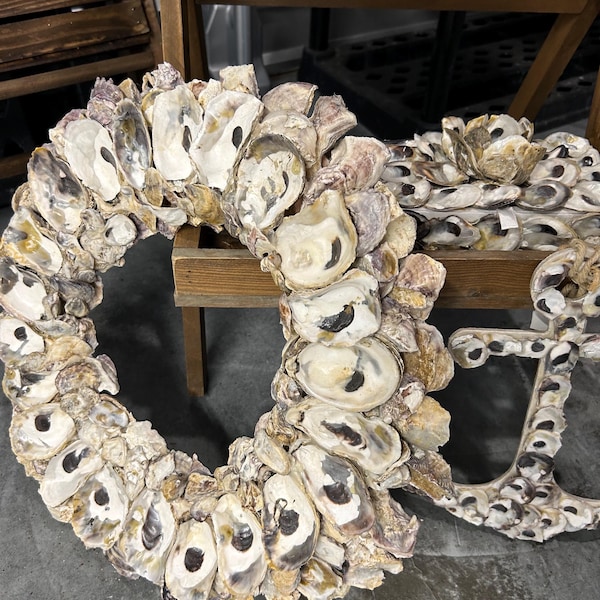 Oyster shell Wreath