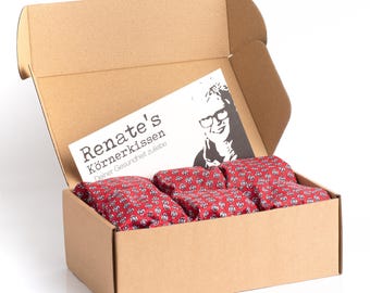 Travesseiro de Grãos de Trigo Orgânico – Travesseiro Natural de Calor/Frio para Dores nas Costas e Pescoço – Travesseiro Térmico Sustentável – 60 x 20 cm