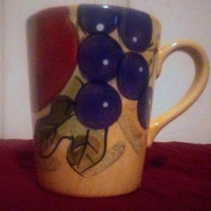 Gibson Everyday Collection Apple Pear and Grape Tall Mug