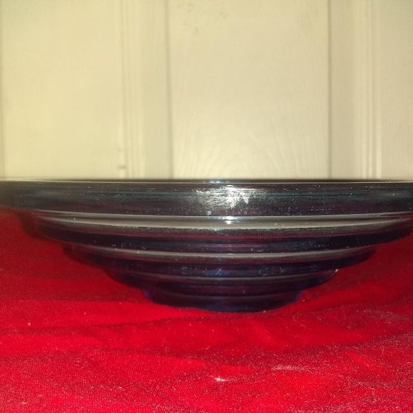 Blenko Vintage Stepped Glass Bowls