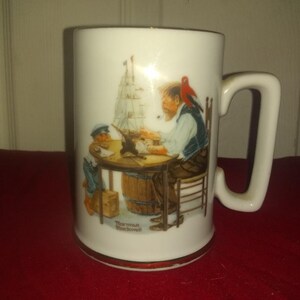 1985 Norman Rockwell A Good Boy Tankard