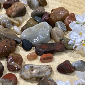 Raw Ocean Tumbled Rocks – 500g Beach Combed Australian Pebbles, Sea ...