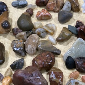 Raw Ocean Tumbled Rocks – 500g Beach Combed Australian Pebbles, Sea ...