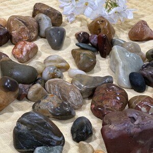 Raw Ocean Tumbled Rocks – 500g Beach Combed Australian Pebbles, Sea ...