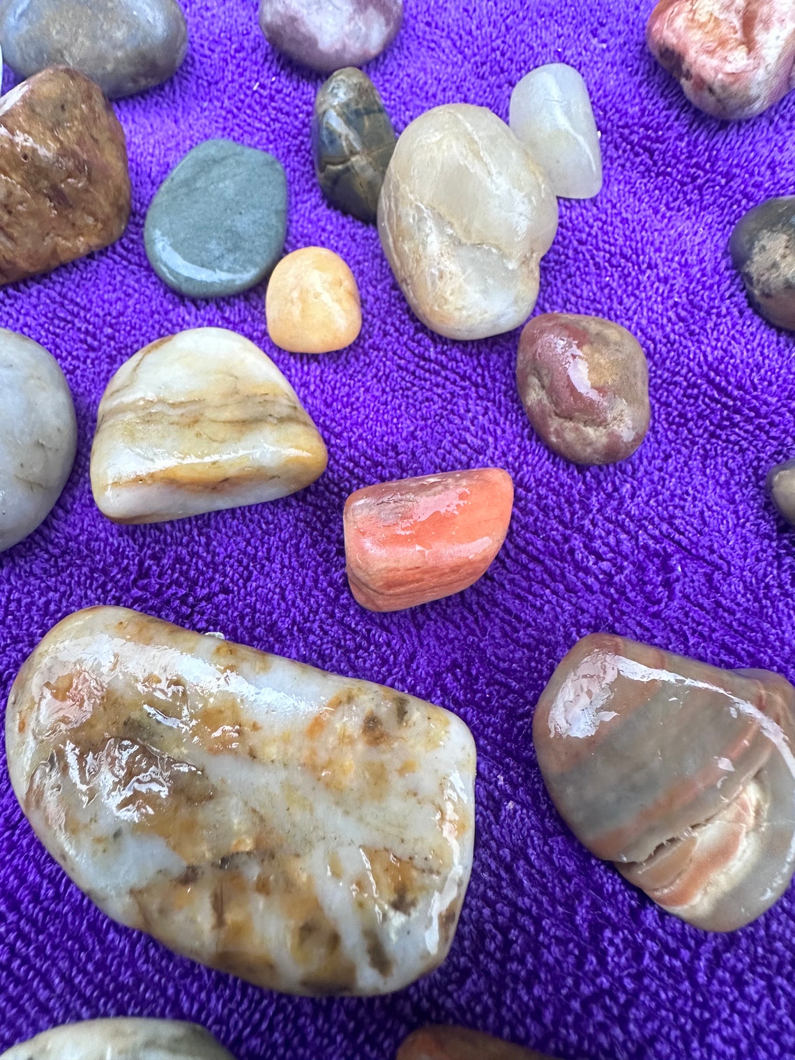Raw Ocean Tumbled Rocks – 500g Beach Combed Australian Pebbles, Sea ...