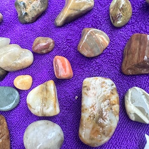 Raw Ocean Tumbled Rocks – 500g Beach Combed Australian Pebbles, Sea ...