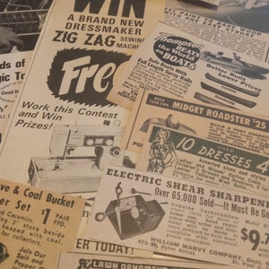 Vintage Product Advertisement Lot