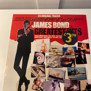 James Bond  Greatest Hits  Vinyl Soundtrack Album.  1982 UK release .