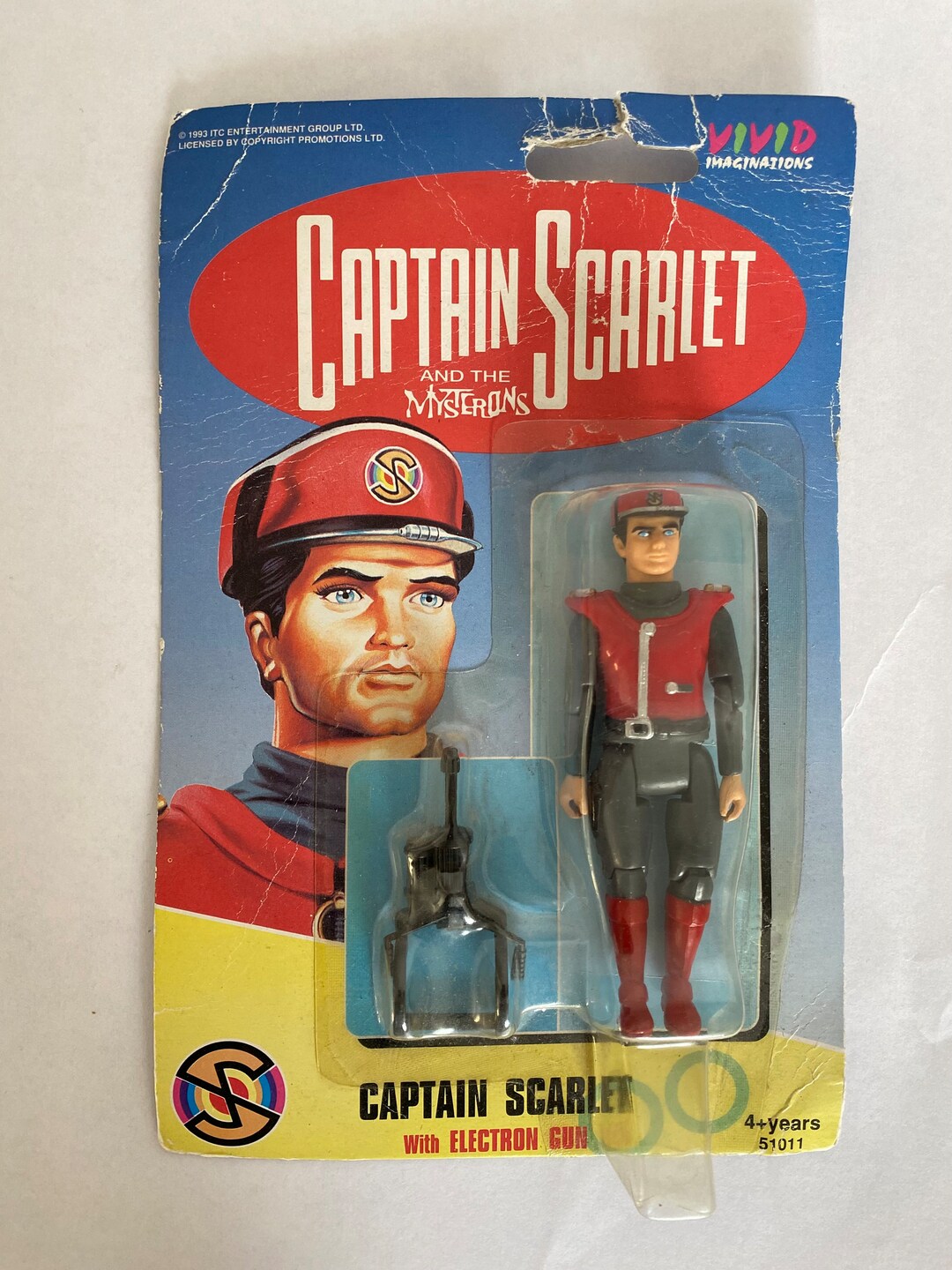 Captain Scarlet Action Figure Etsy