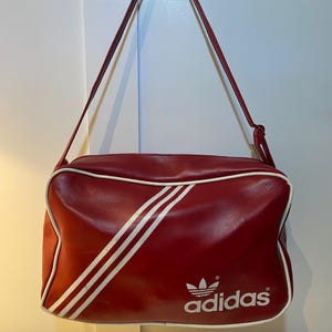 ヴィンテージ adidas アディダス 1970-80’s バッグ Vintage Adidas Gym Travel Bag Vinyl Trefoil Logo Shoulder