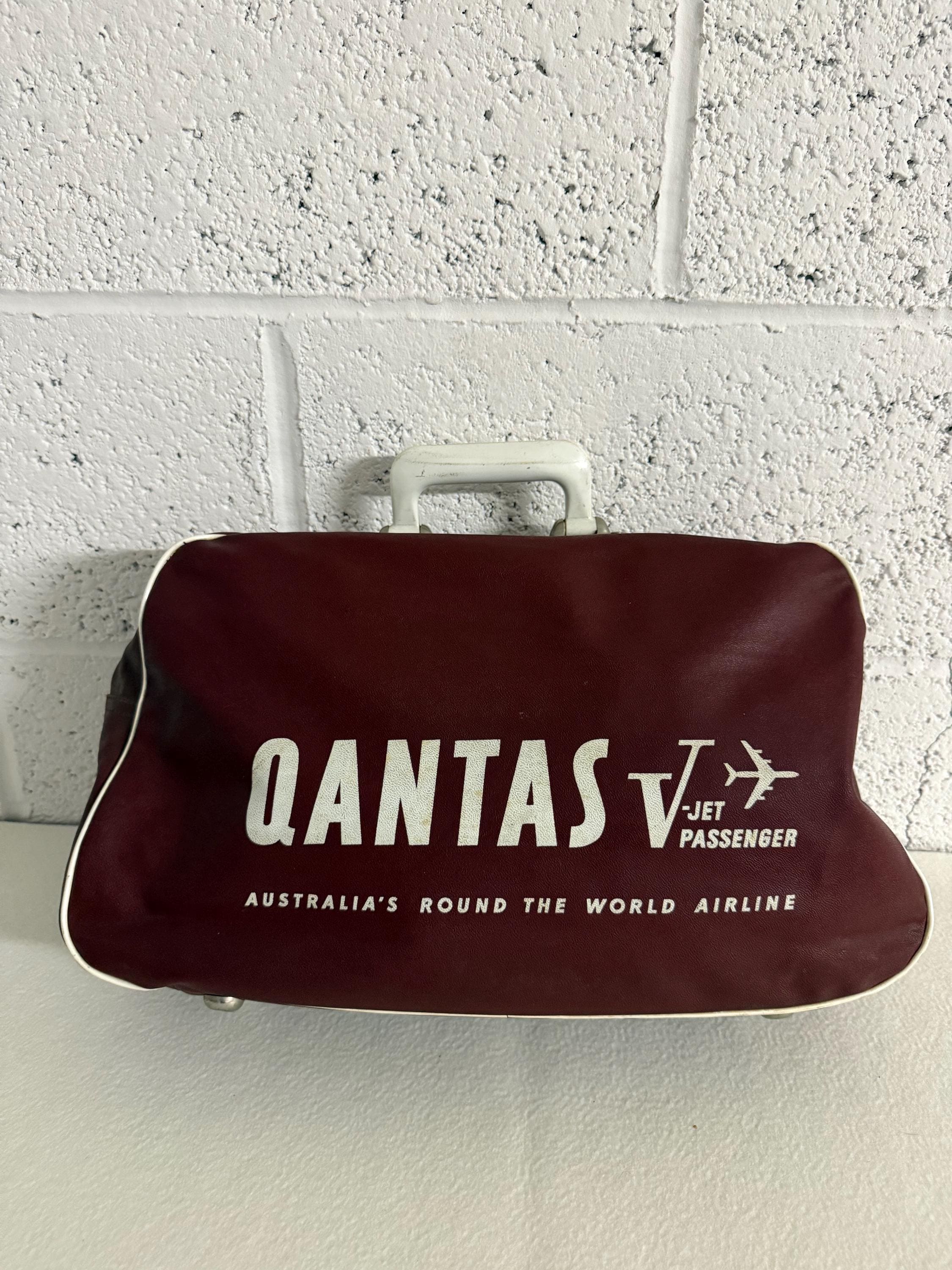 ビンテージ エアラインバック カンタス 1980年 Vintage QANTAS airline travel bags from 1980