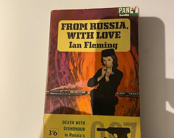 James Bond From Russia with Love 1963 publication .