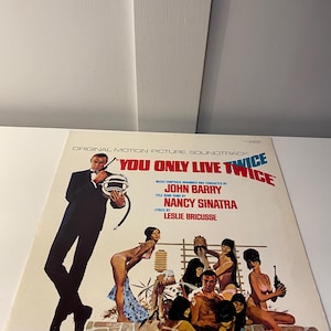 James Bond You only Live Twice Vinyl Soundtrack Album.  1981 release .
