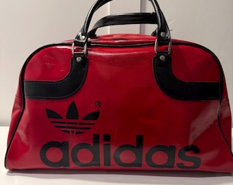 1980s Vintage Adidas Red Sports Bag - Etsy