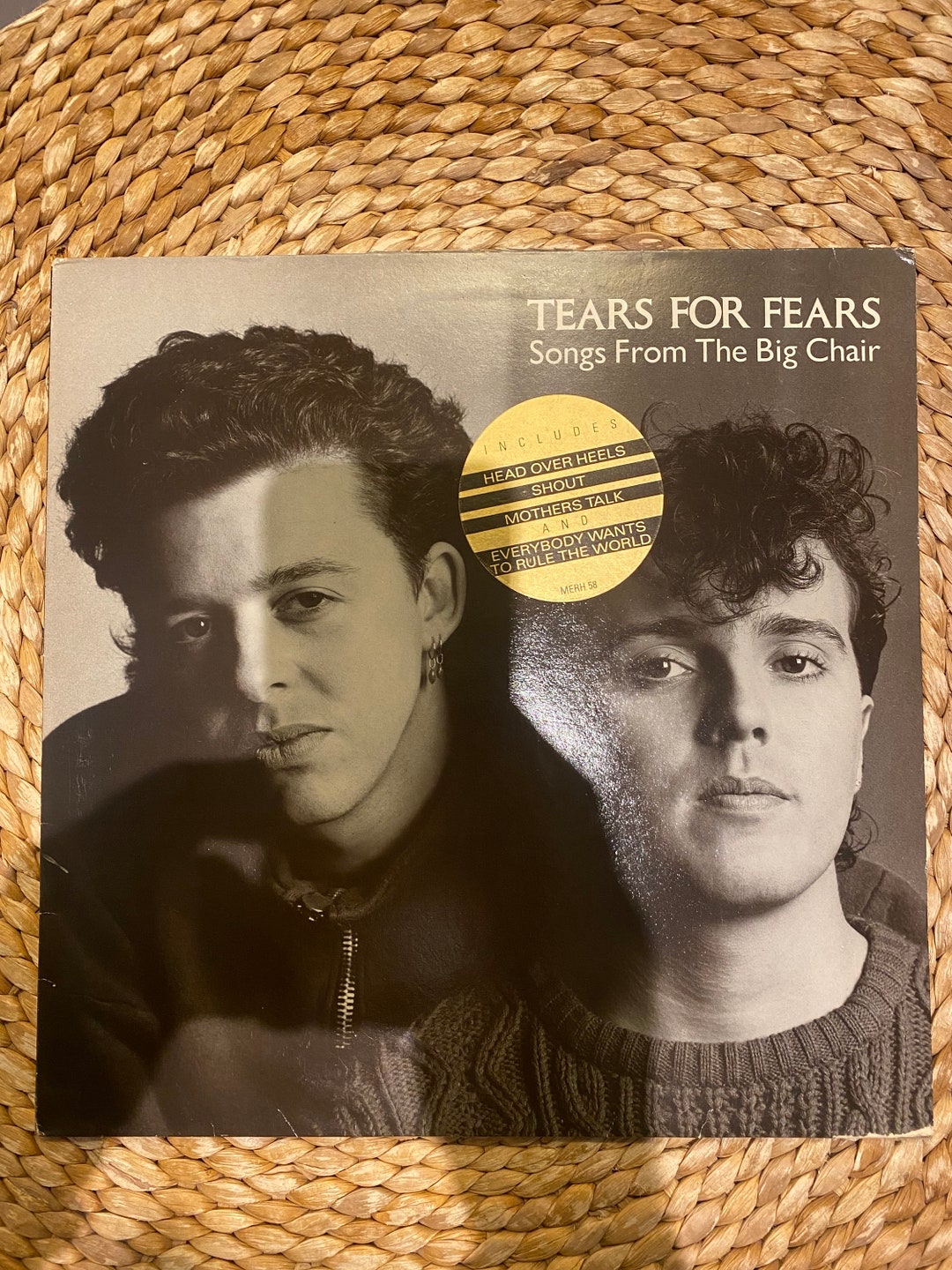Tears for Fears Songs From the Big Chair 1985 MERCH 58