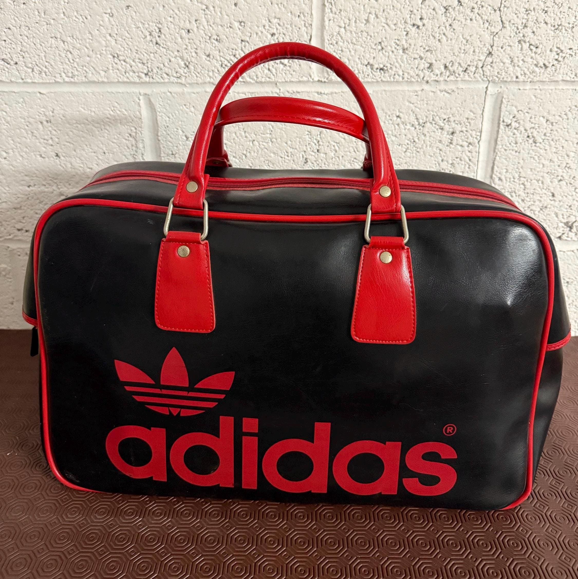 Adidas Bag, Vintage 1970's. Manufactured by Peter Black. Finished