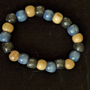 Wooden bead bracelets