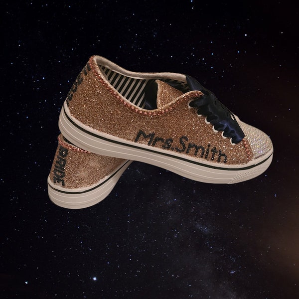 bling bridal sneakers