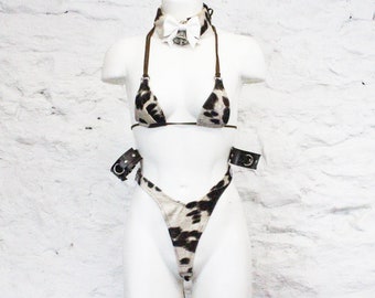 Donna Bikini Gift Set - Brown