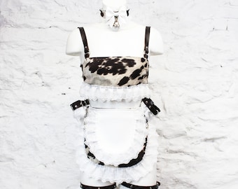 Bailey Cow Harness Gift Set - Brown