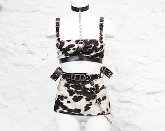 Maribelle Cow Harness Gift Set - Brown