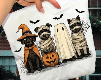 Halloween Dogs Png Spooky Puppies Digital Download Kids Halloween Png Halloween Dog Shirt Design Black Lab Png Dog Lover Halloween Png