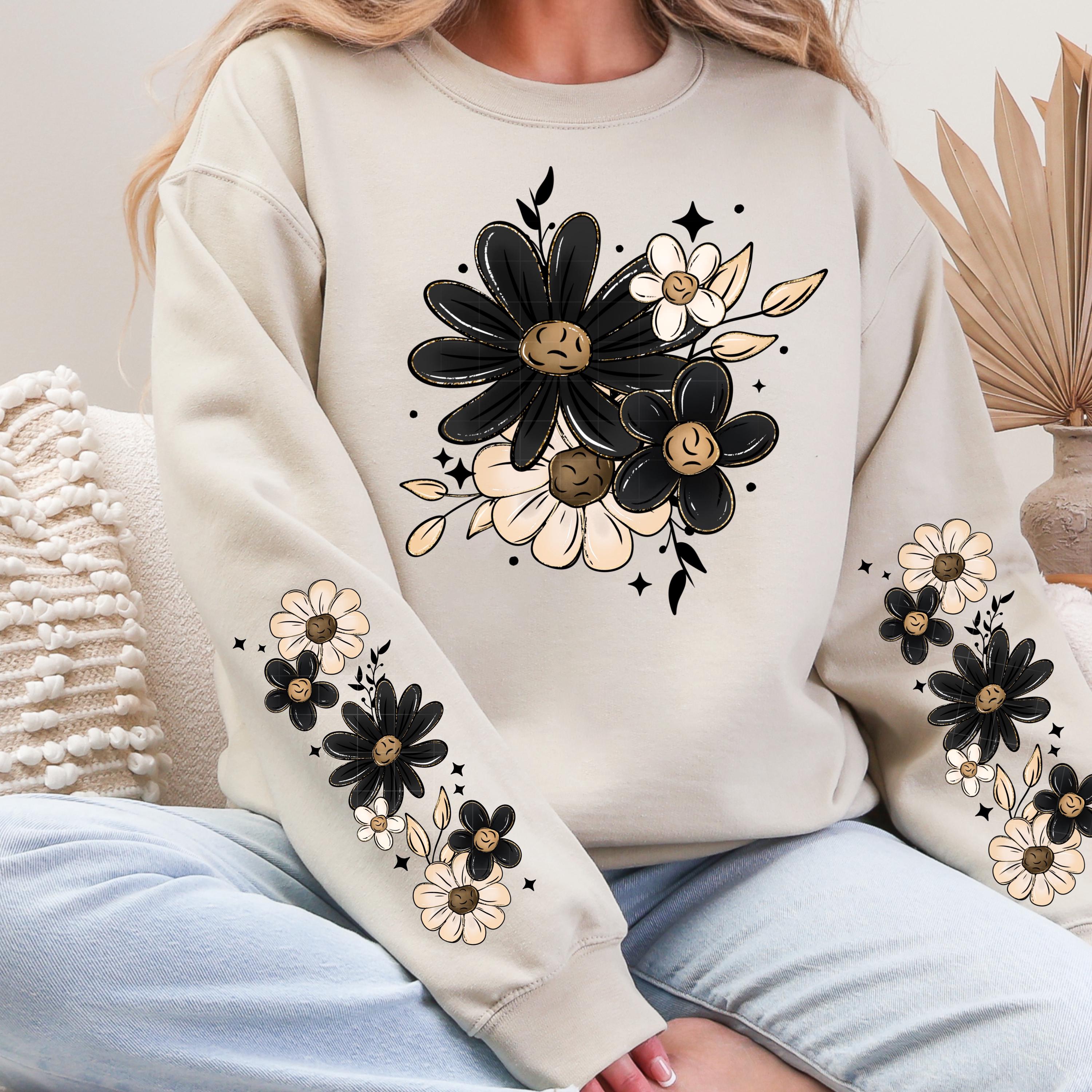 Spring Florals DTF Transfer Floral Ready to Press Transfer With ...