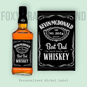 Personalisiertes Whiskyetikett für Trauzeugen, benutzerdefinierte Whiskyflasche Aufkleber, Hochzeitsfestbevorzugung, Geschenk für Whiskyliebhaber