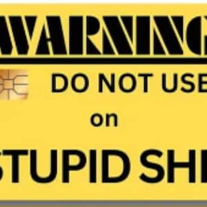 A Debit Card Sticker, This is a funny cover for your debit or Credit Card,its a sticker Decal, add charm or a cool look to your or Gift Idea