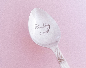 Papa cool • Fête des Pères • Cadeau pour les papas • Cuillère Gravée • Cuillère Maison