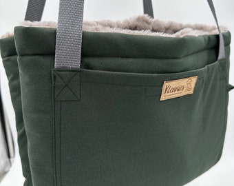 Personalisierbare Outdoor-Hundedecke/Tasche – Perfekt für unterwegs, Reisen, Büro und Entspannung im Strandcafé oder Biergarten"