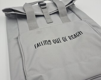 Rucksack/Backpack mit Rolltop personalisiert oder mit deinem Spruch, Business Logo  für Ausflüge, Teamevents ideales Weihnachtsgeschenk