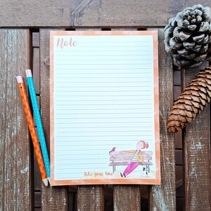 Block Notes - Blocco per prendere appunti con illustrazione -  Take your time