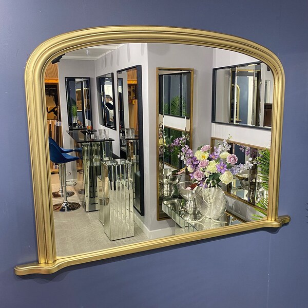 Overmantle Mirror Etsy UK
